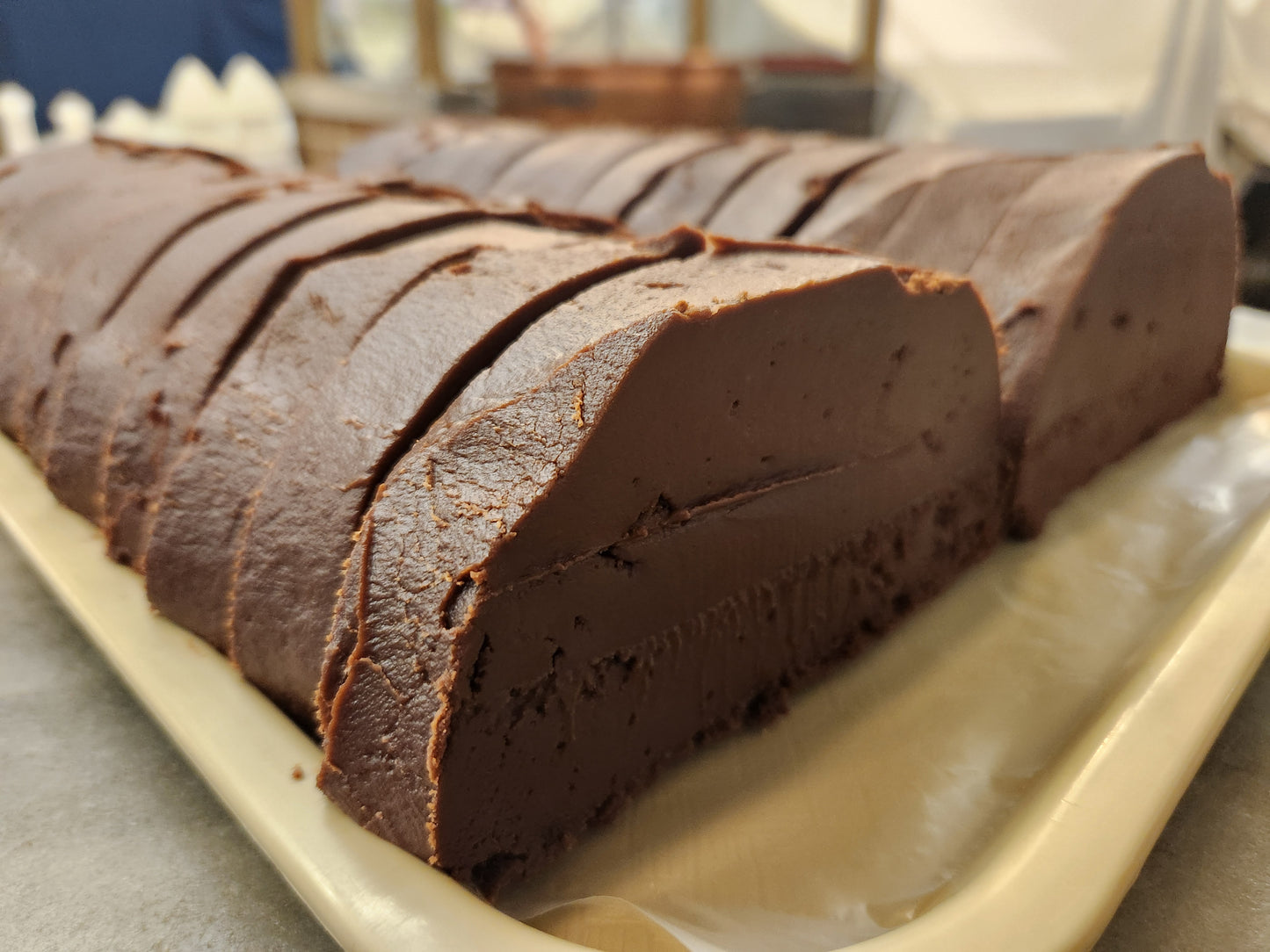 Slice of Double Chocolate Fudge