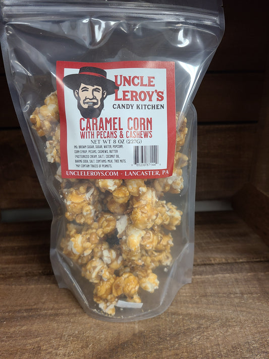 Caramel Corn with Pecans & Cashews